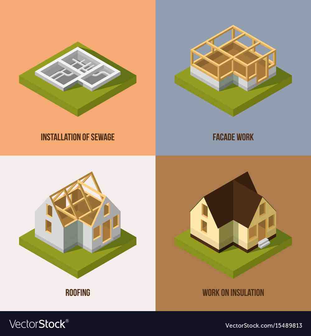 Quels sont les etapes d'une construction ?