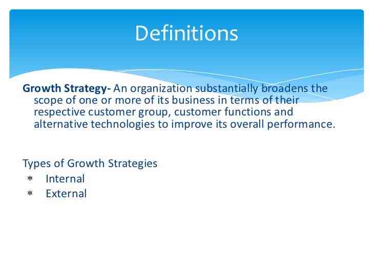 Quelles sont les types de stratégie ?