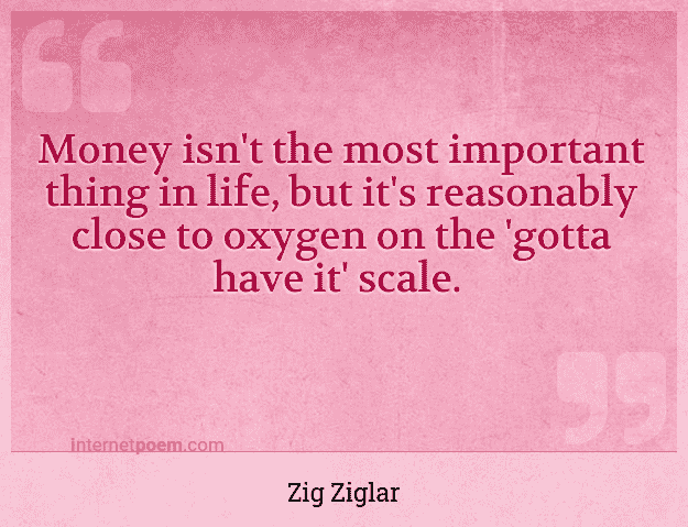 Est-ce que l'argent est important dans la vie ?
